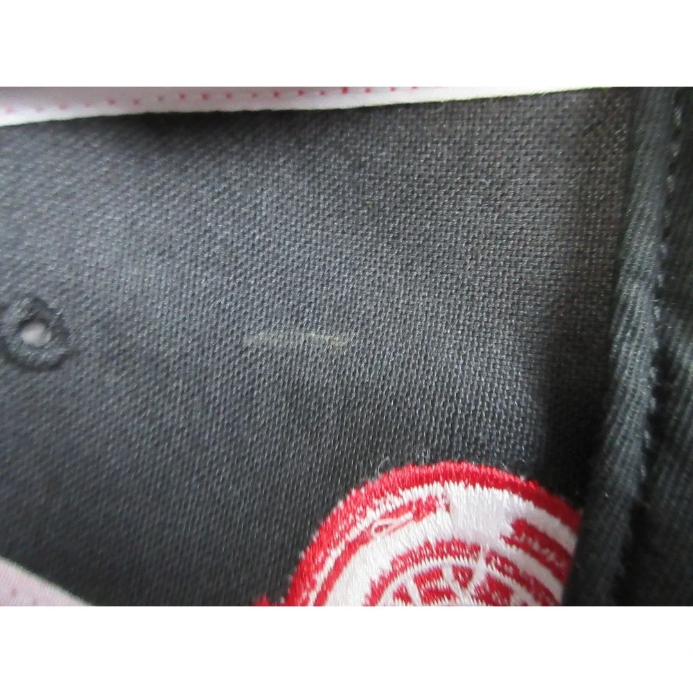Detroit Red Wings Hat Cap Strap Back OSFA Black Red NHL Hockey Mens‎ Embroidered